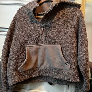 Cozy Brown Sherpa Hoodie
